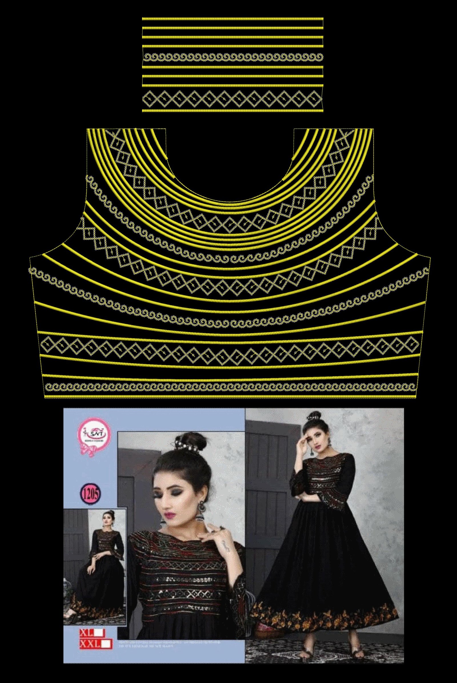 Sequince Ghaghara choli