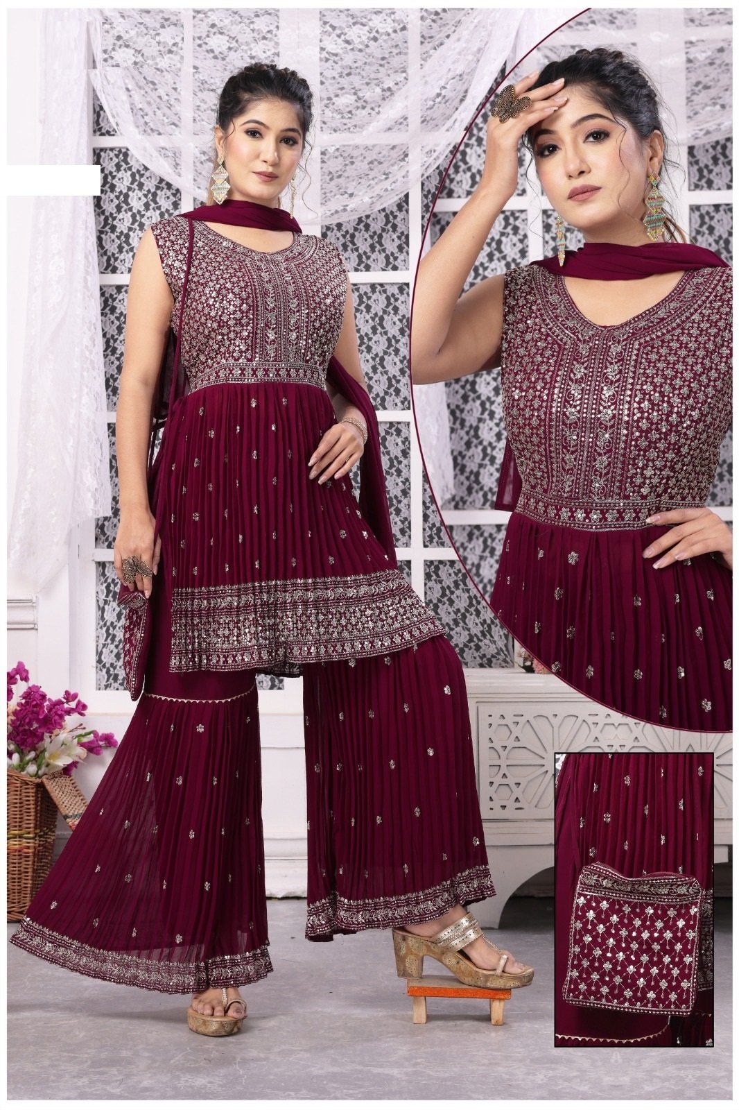 Sequince Ghaghara choli