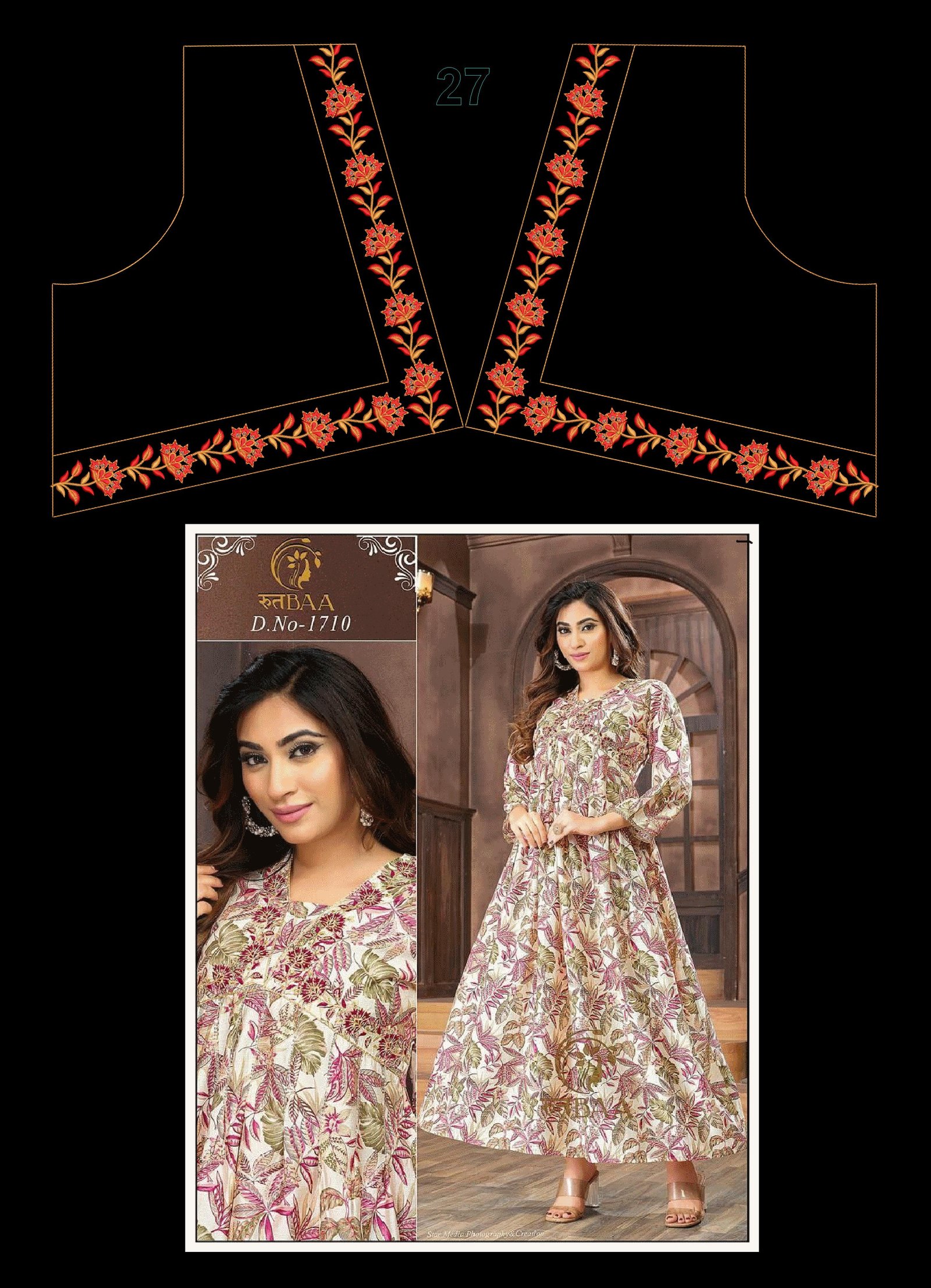 Sequince Ghaghara choli