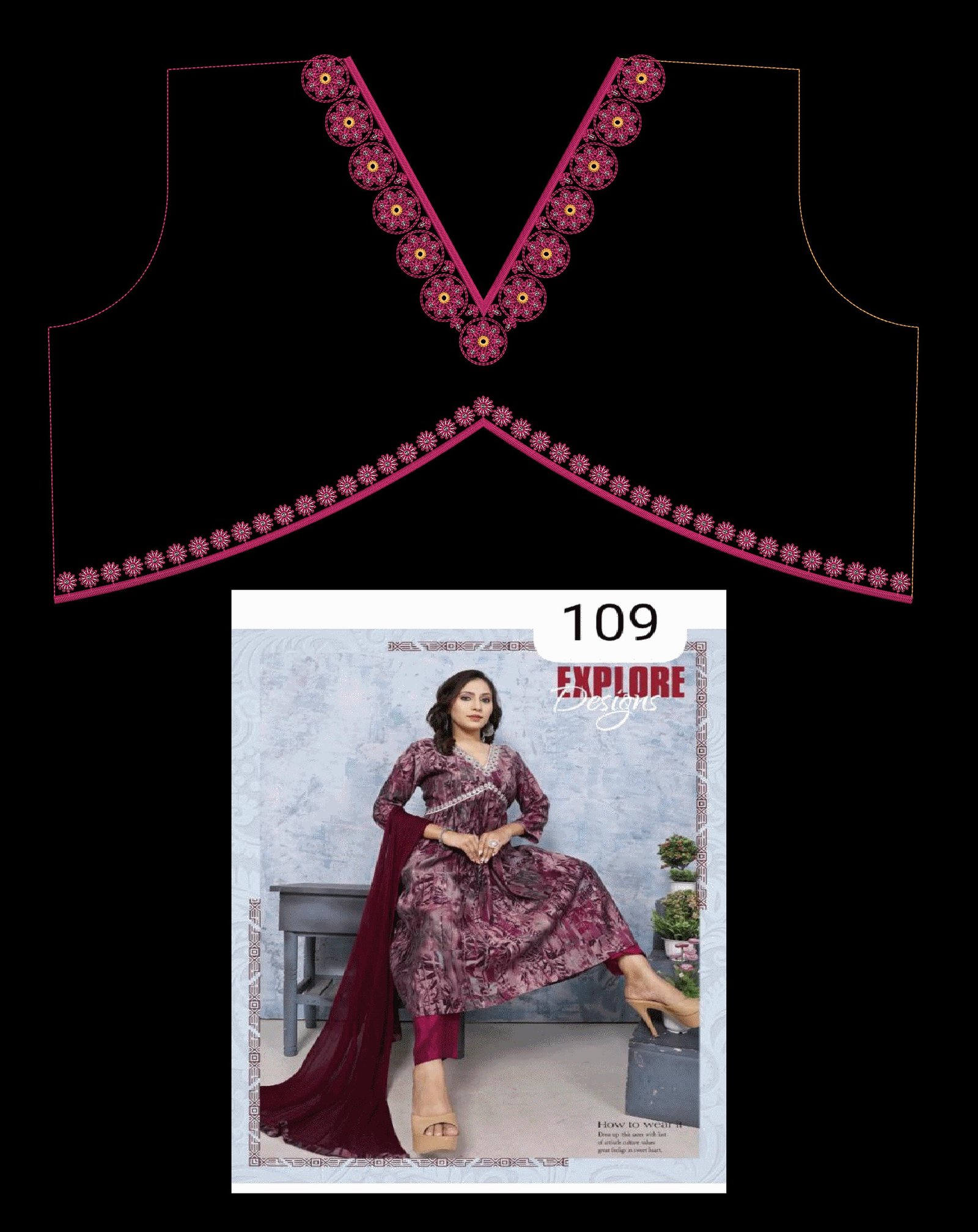 Sequince Ghaghara choli