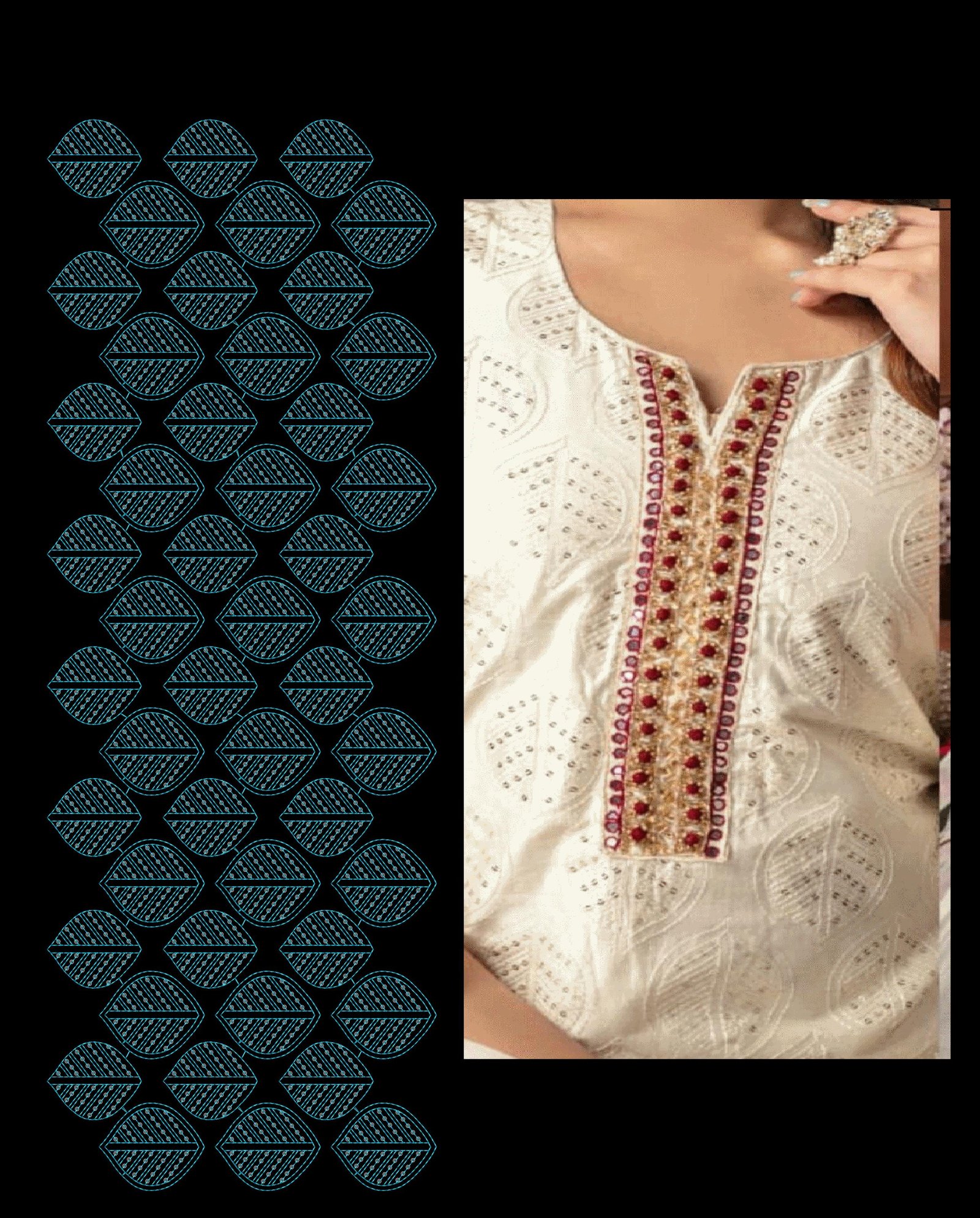 Sequince kurti Designs