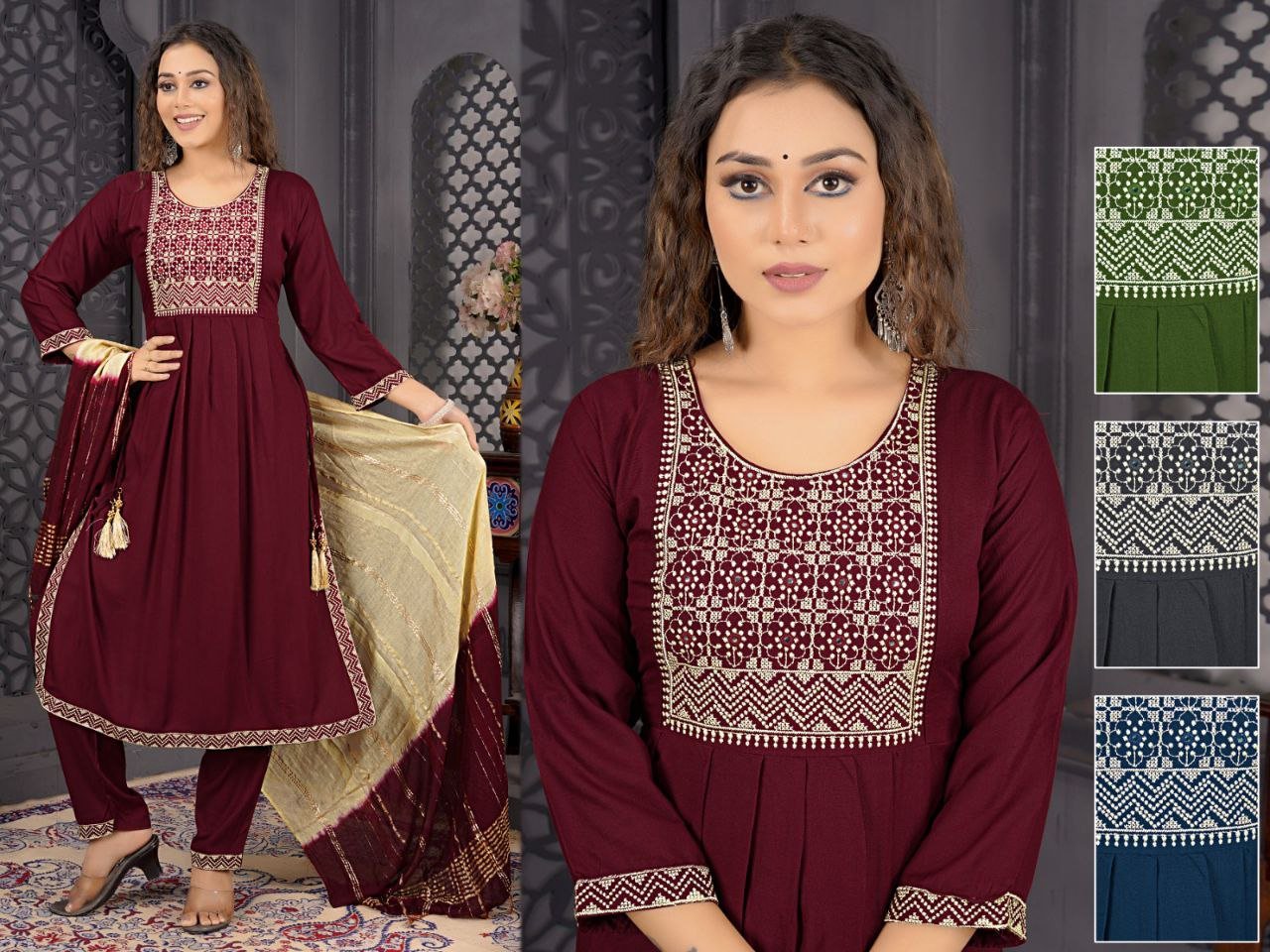 Fancy Kurti & Plazo