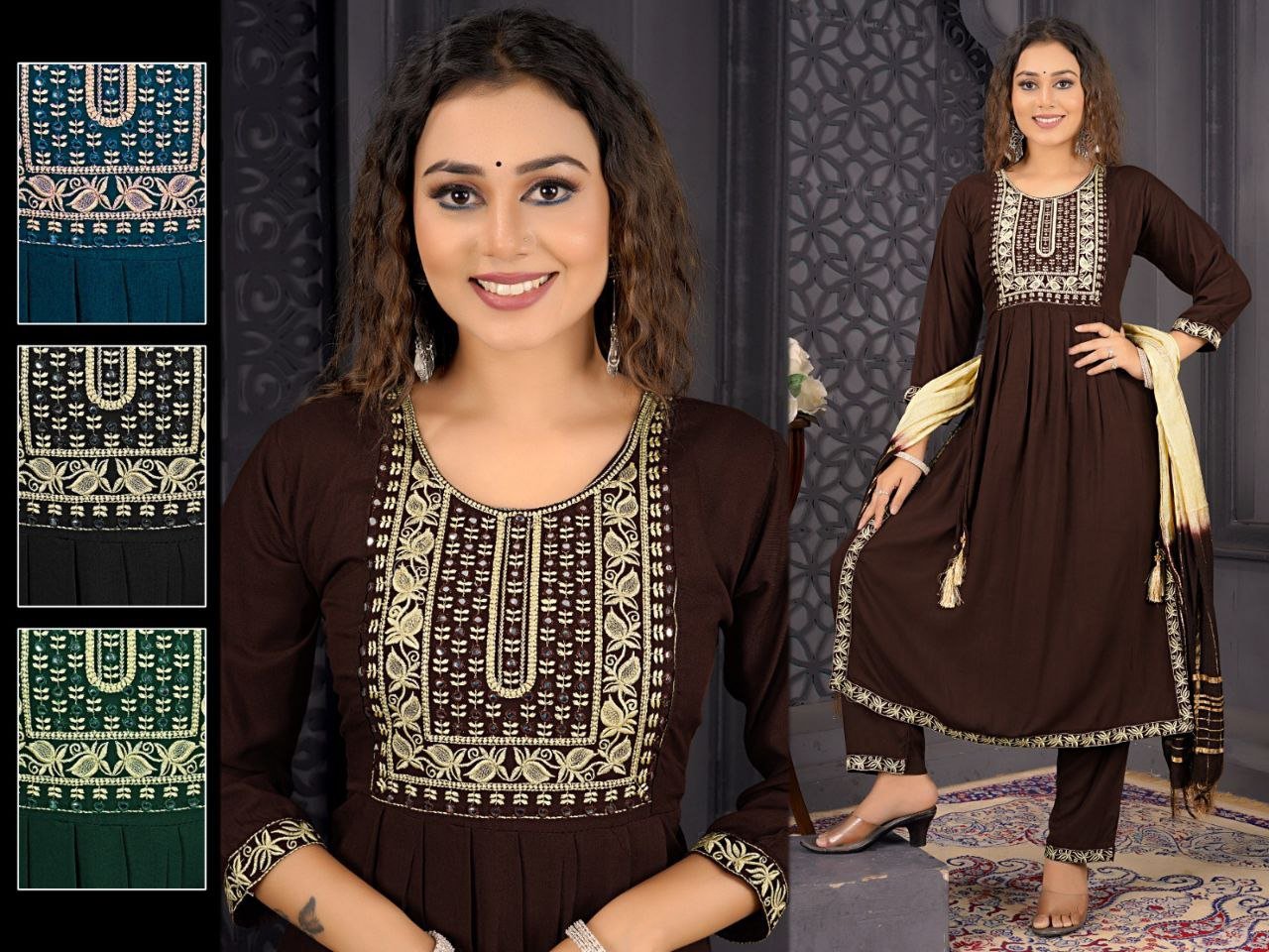 Fancy Kurti & Plazo