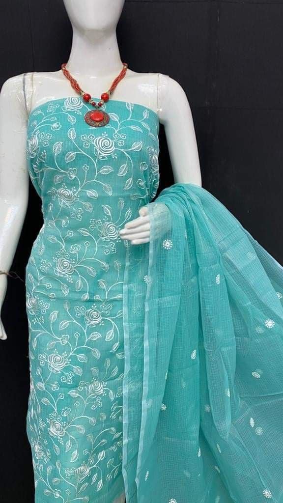 Neck Top Duppata Design