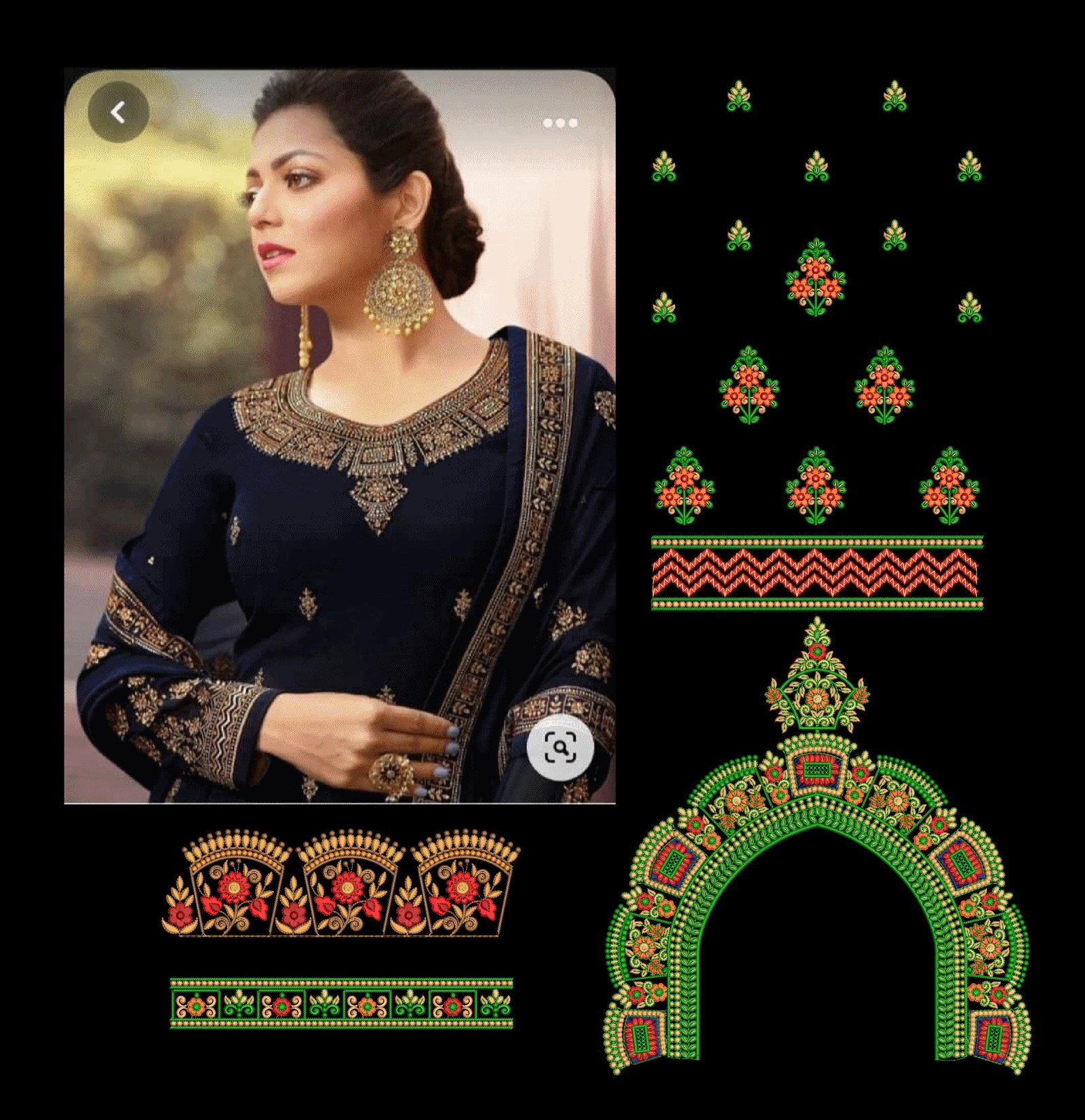 Fancy Kurti & Plazo