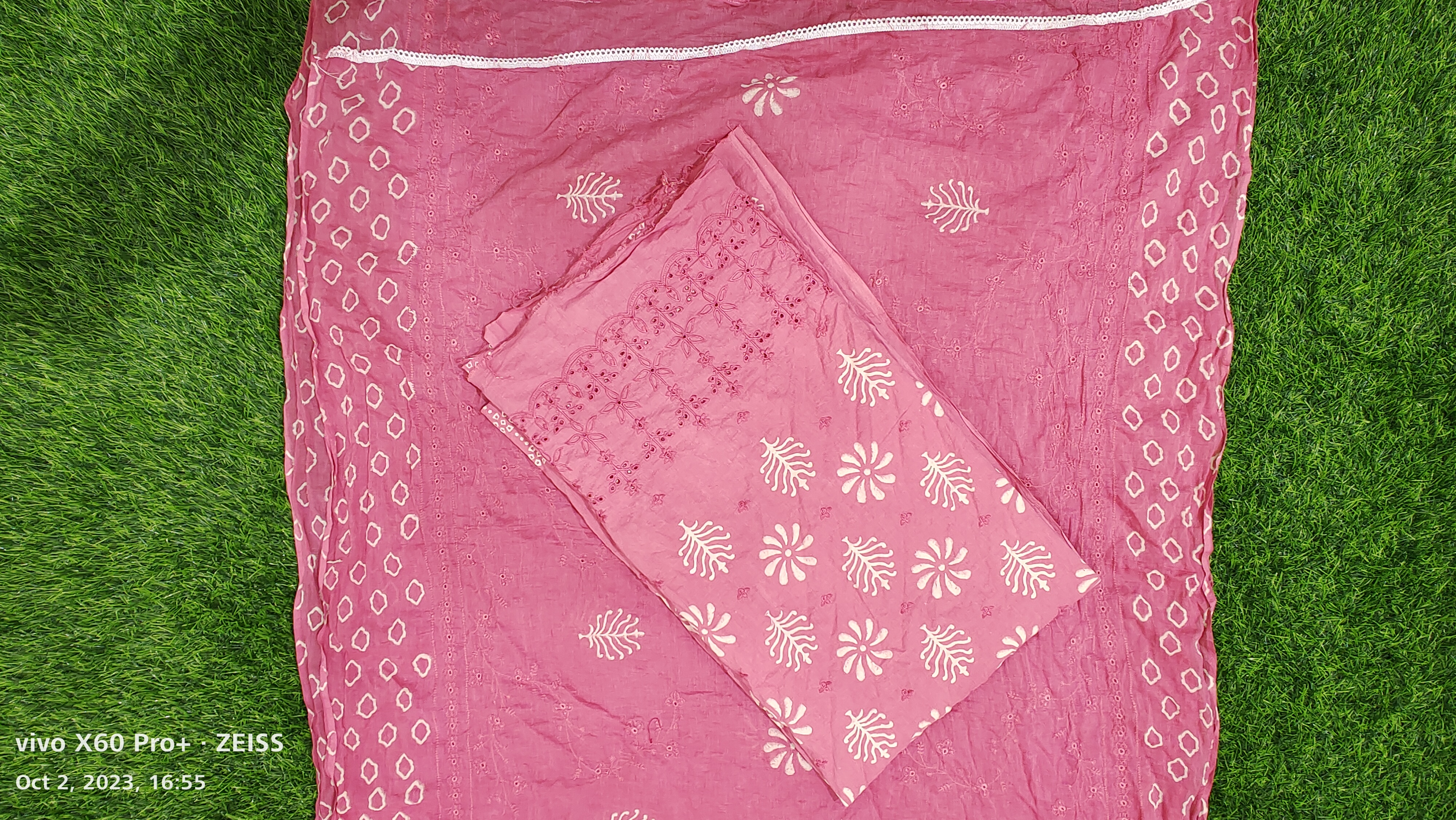 Neck Top Duppata Design