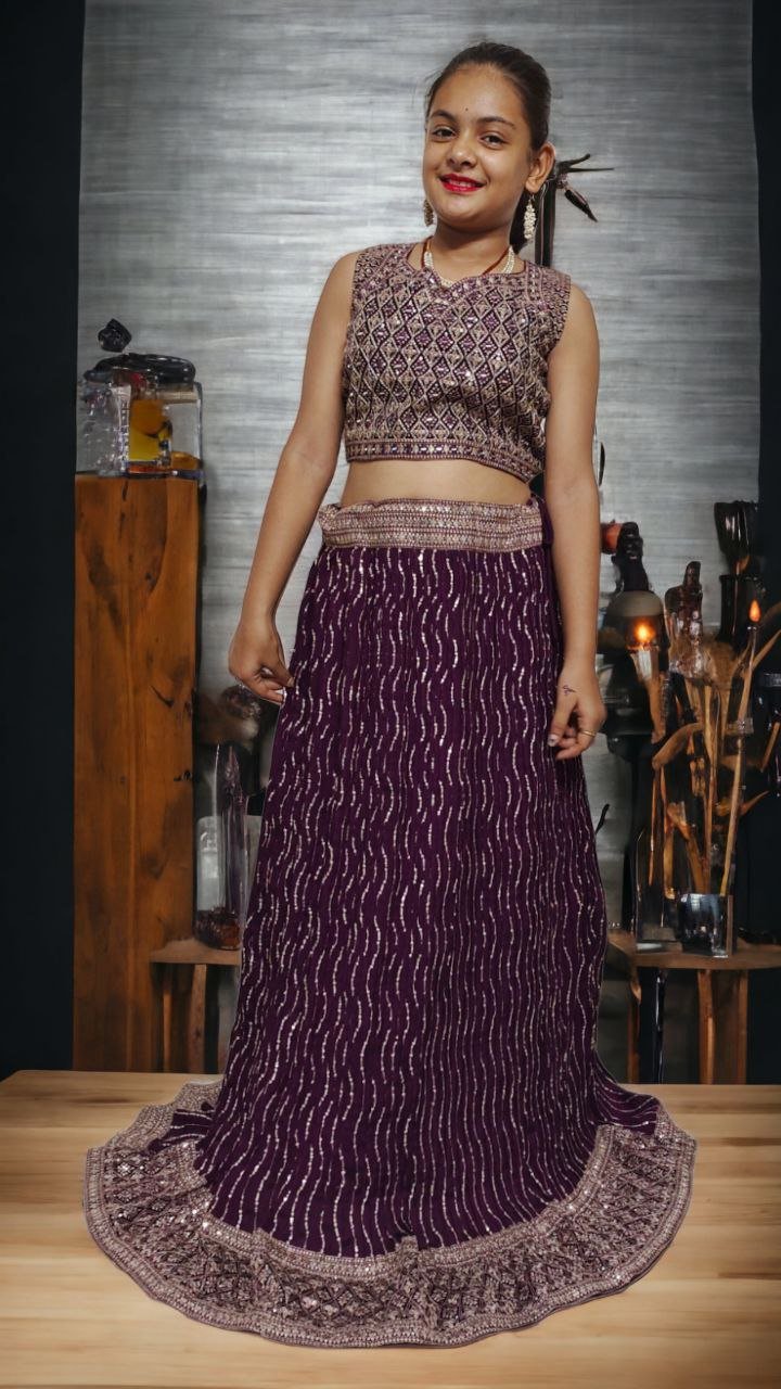 Sequince Ghaghara choli