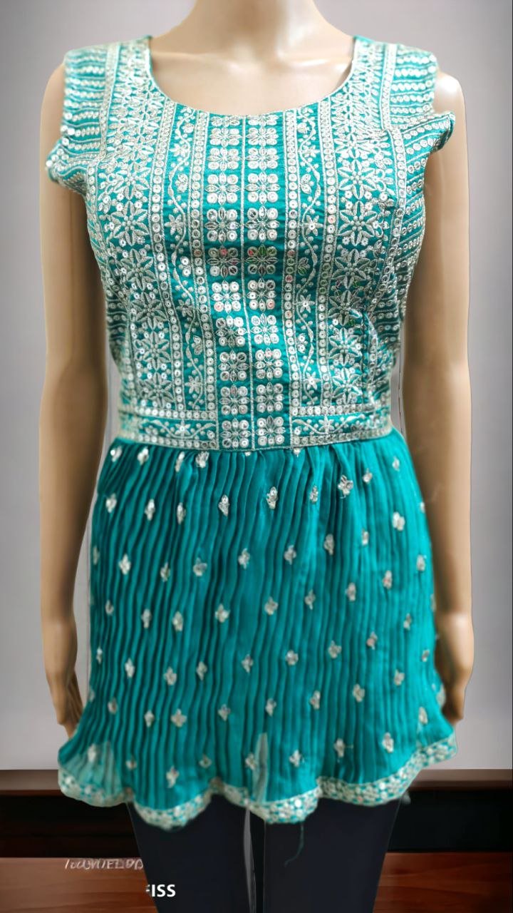 5mm-Sequince Ghaghara choli