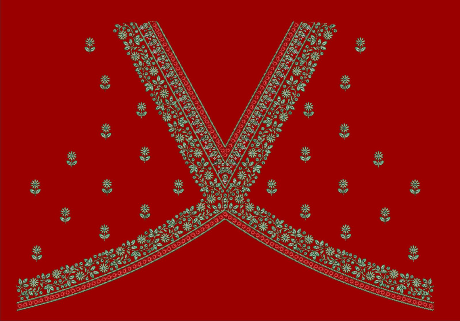 fancy kurti neck