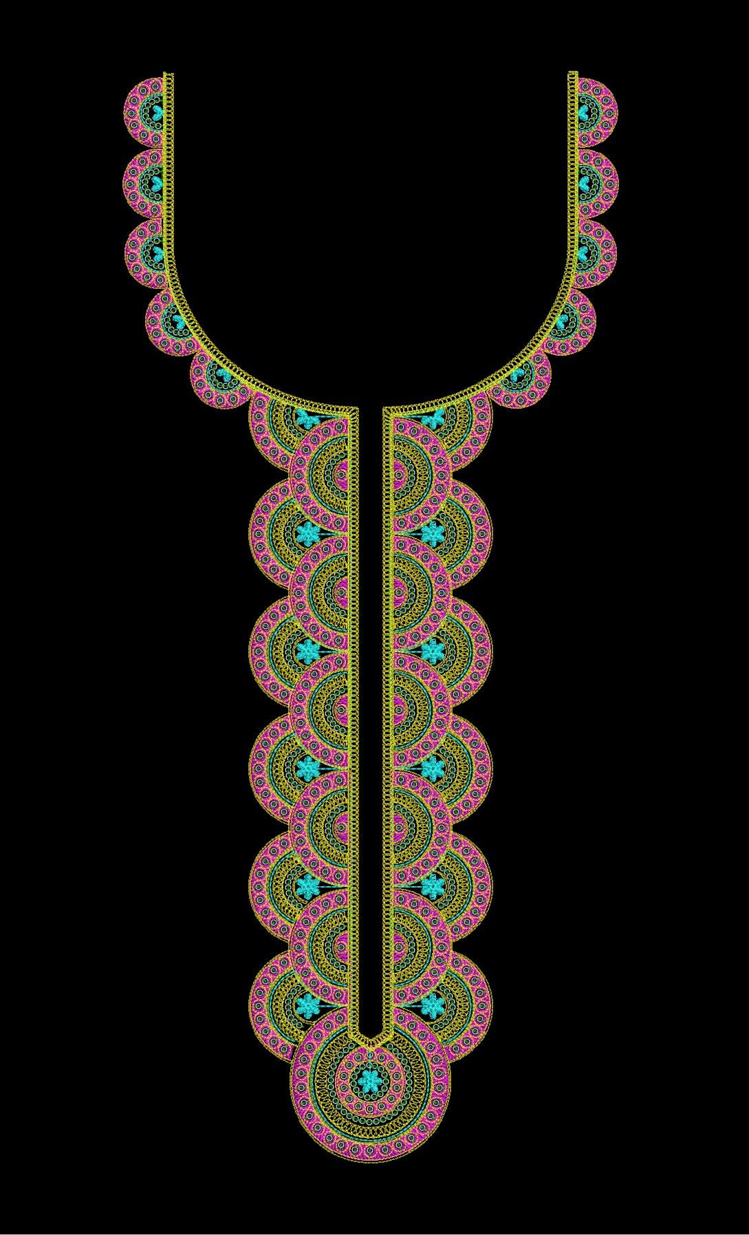 fancy kurti neck