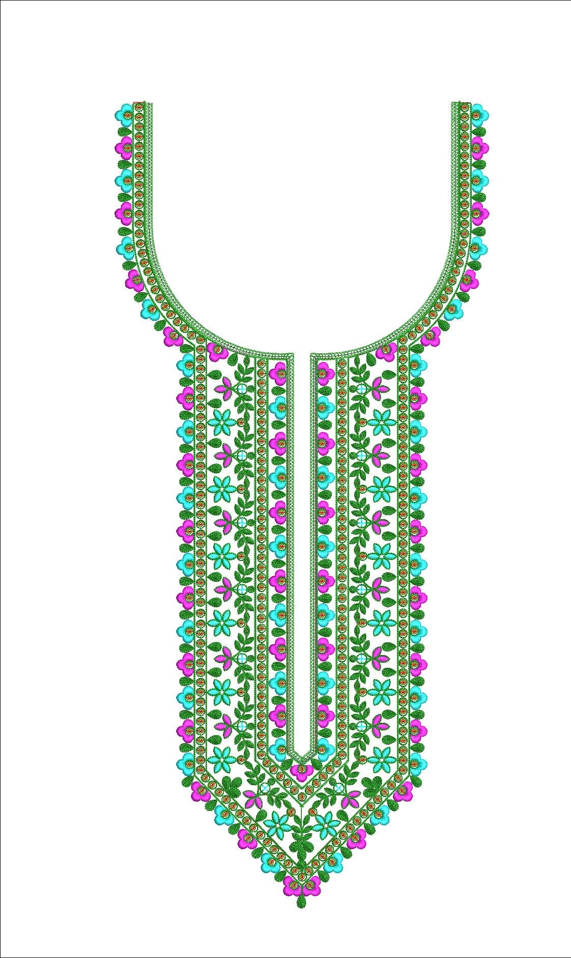 fancy kurti neck