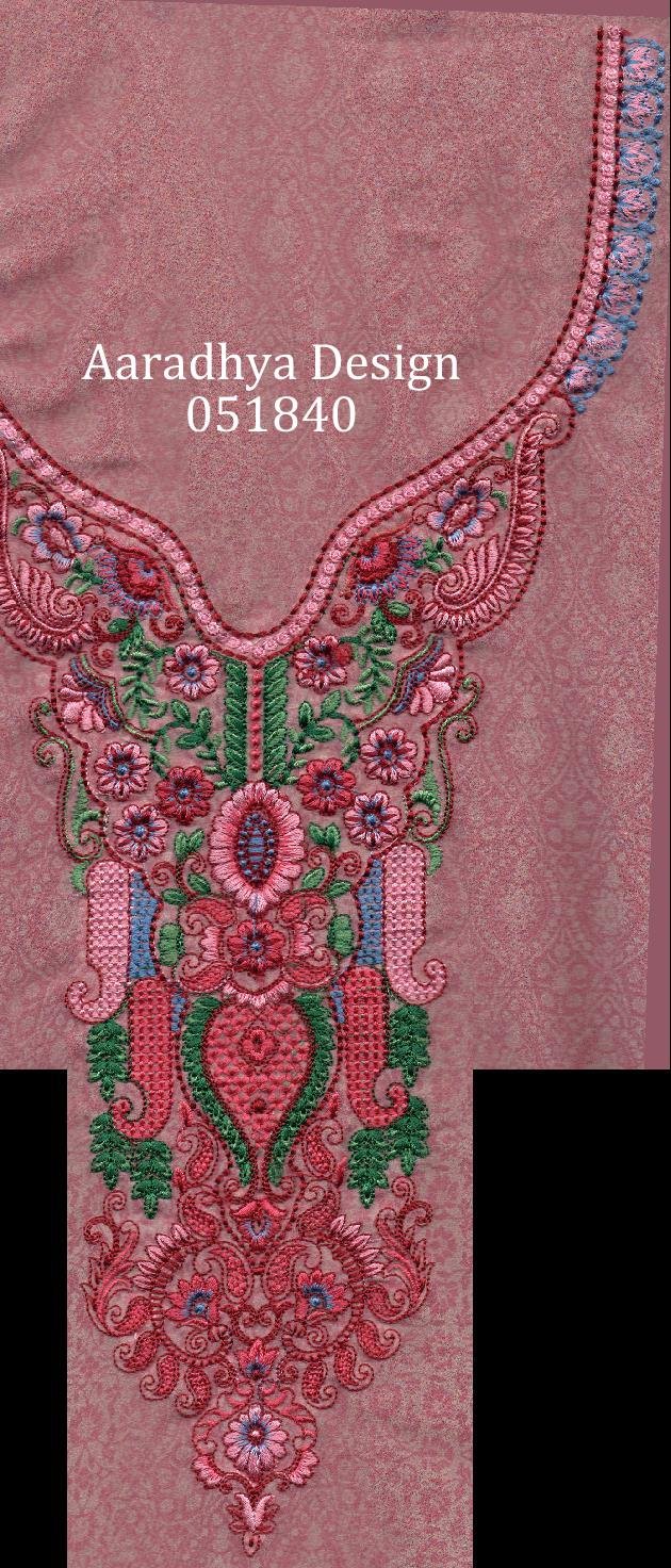 Neck Top Duppata Design