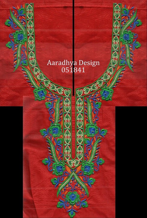 Neck Top Duppata Design