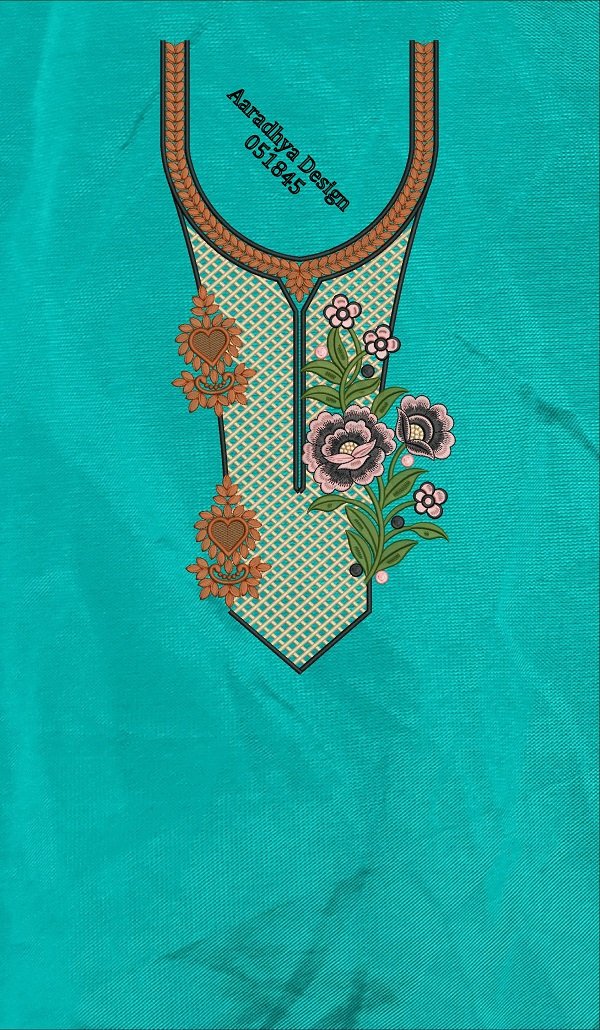 Neck Top Duppata Design