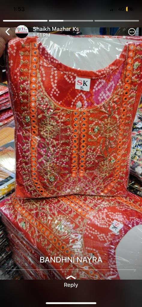 FANCY KURTI  NECK