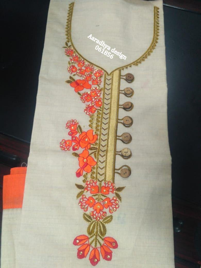 Neck Top Duppata Design