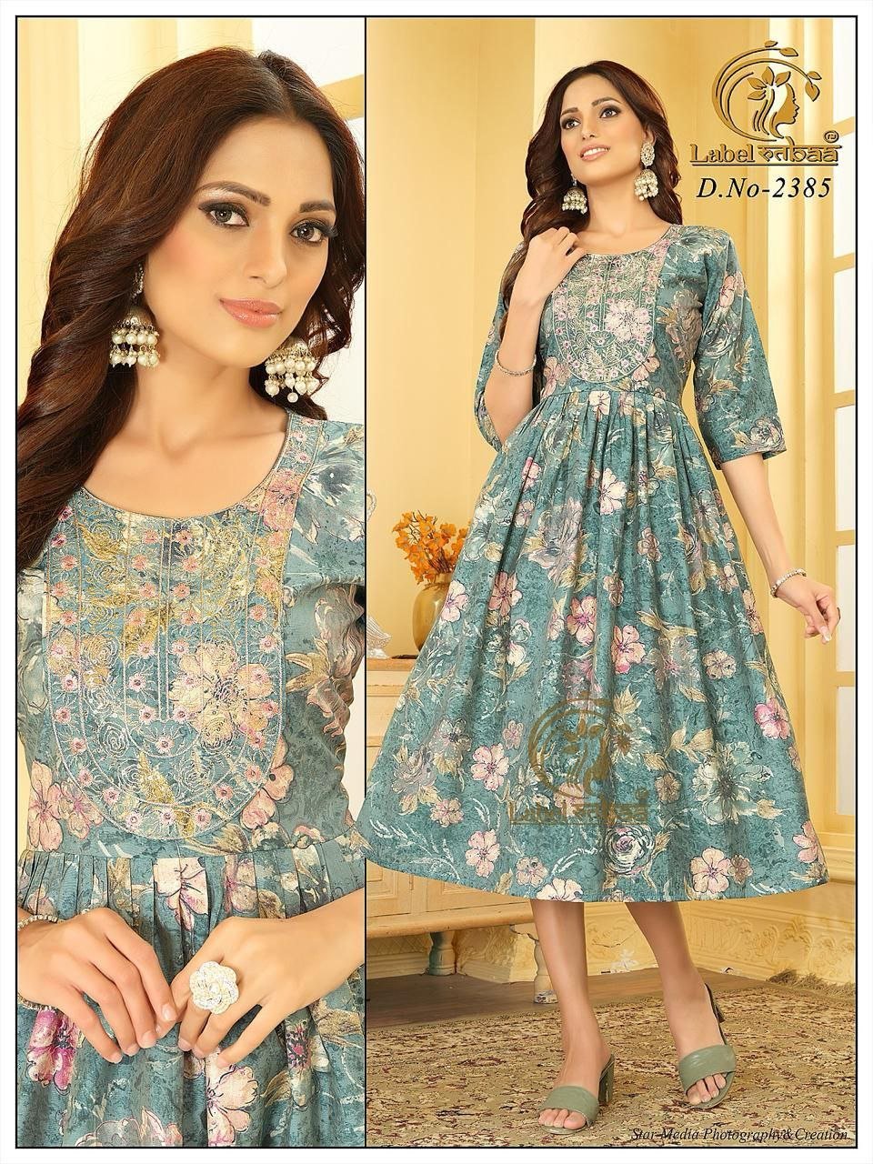 FANCY KURTI  NECK