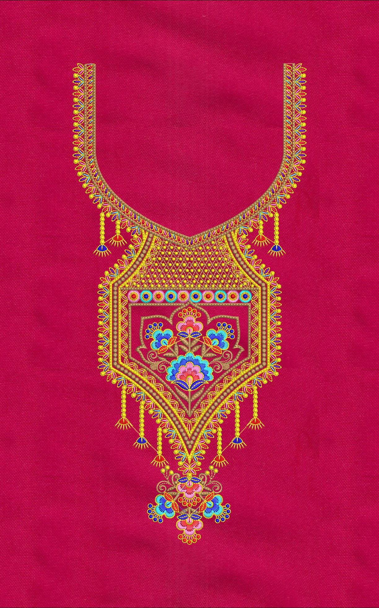 FANCY KURTI  NECK