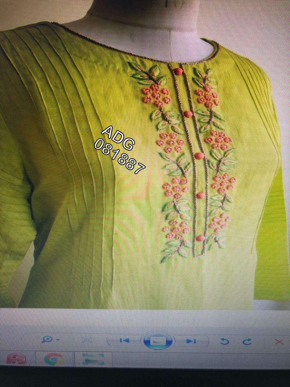 Neck Top Duppata Design