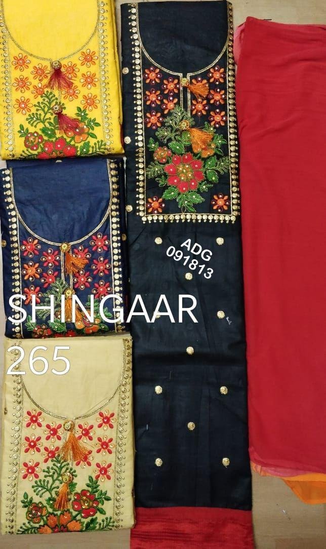 Neck Top Duppata Design