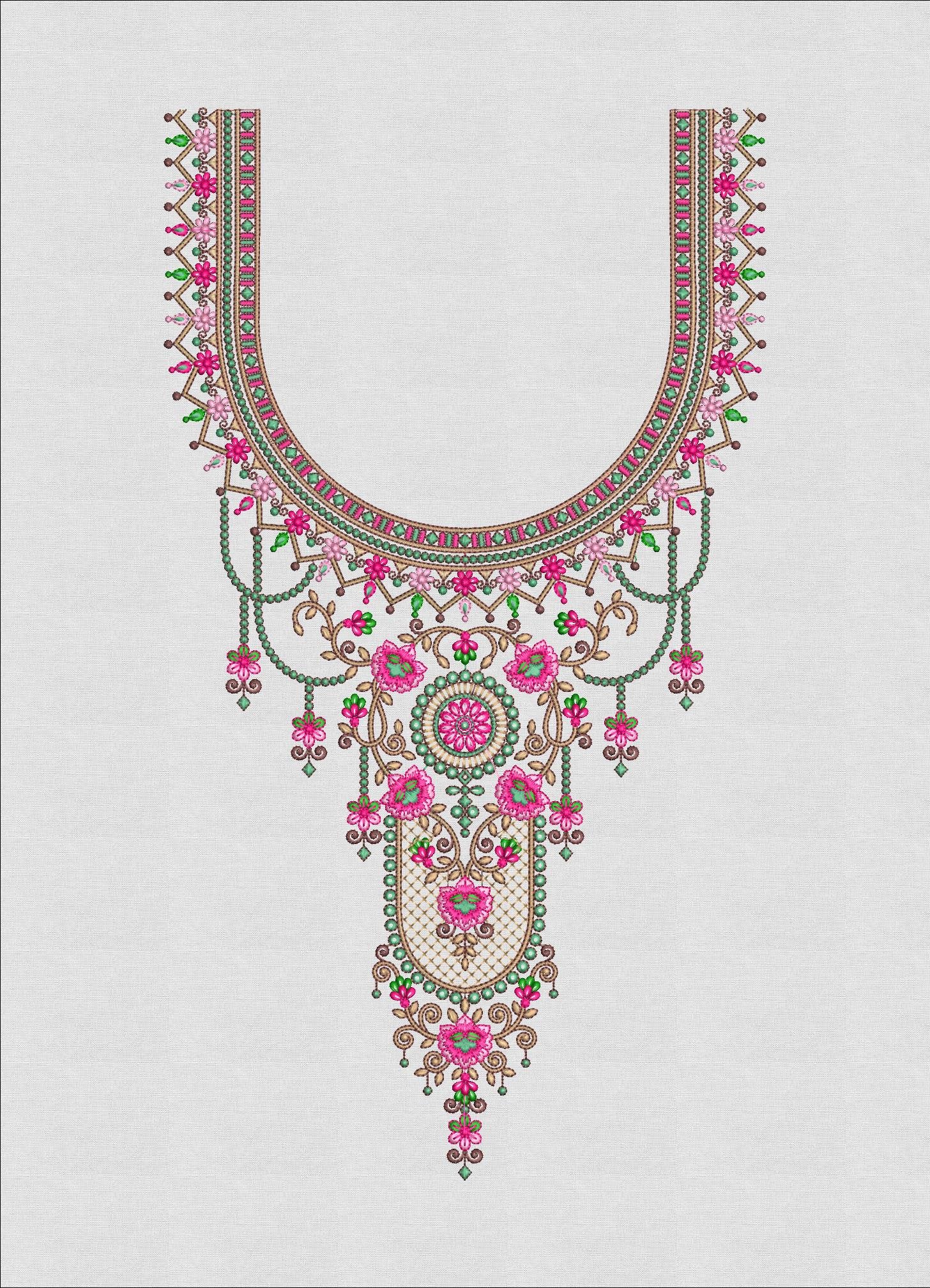 FANCY KURTI NECK