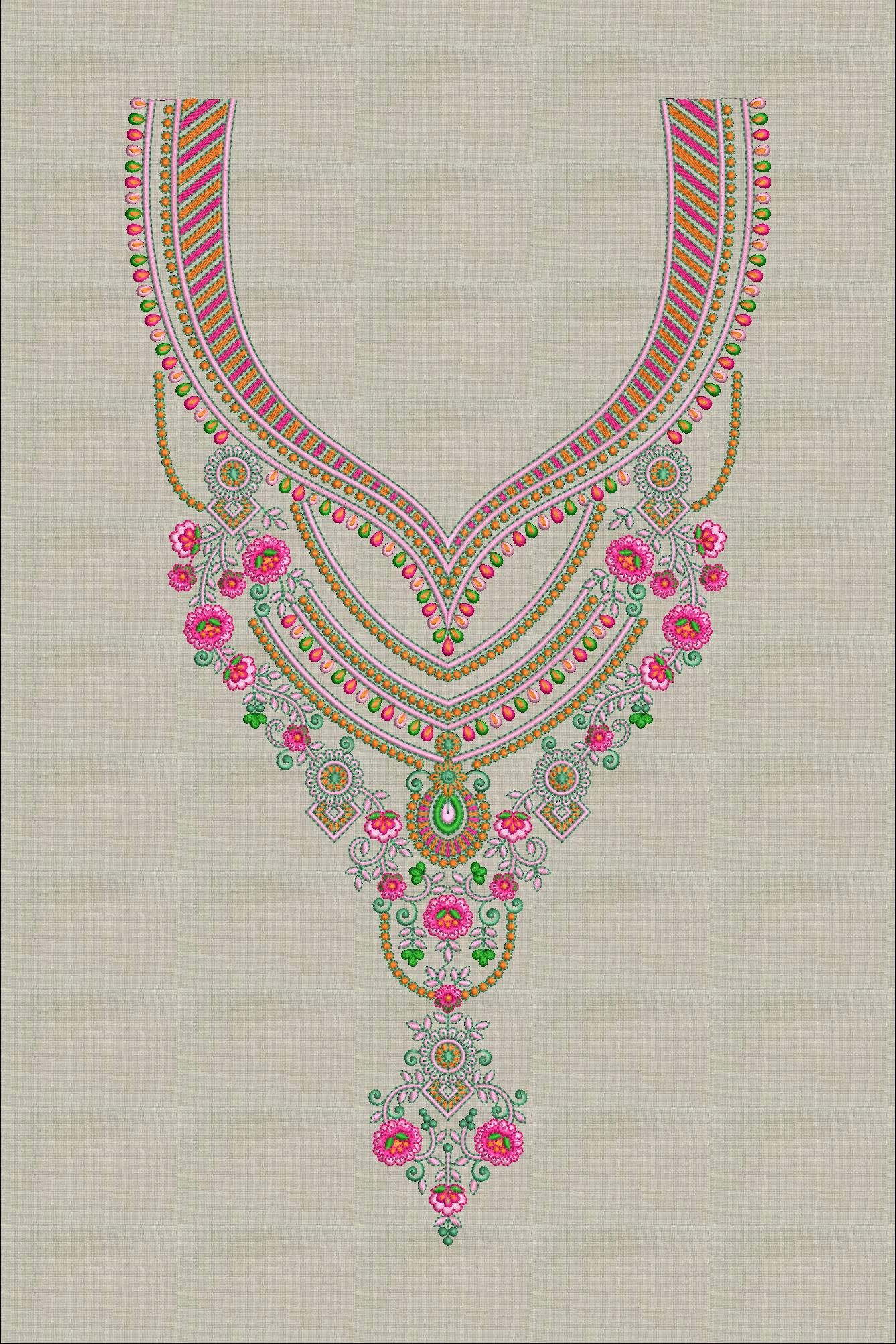 FANCY TOP  NECK