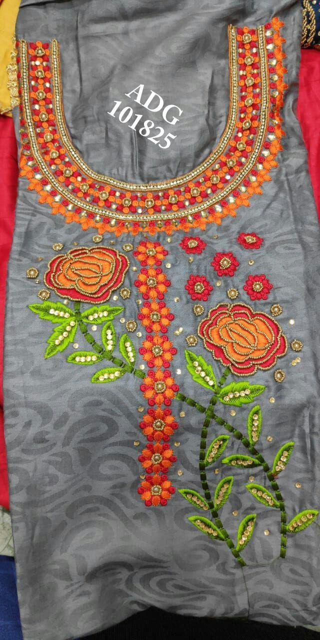 Neck Top Duppata Design