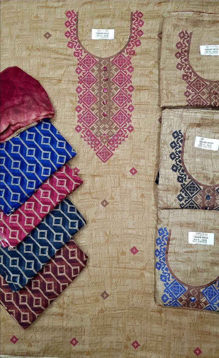 Neck Top Duppata Design