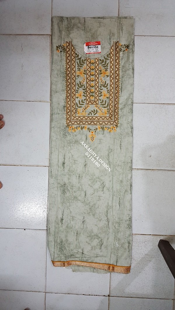 Neck Top Duppata Design