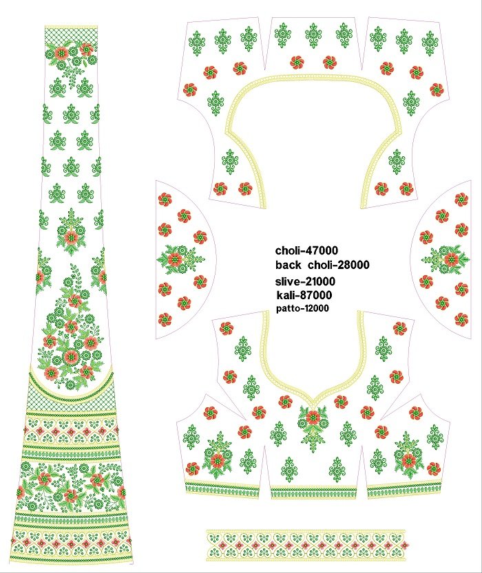 ghaghara choli
