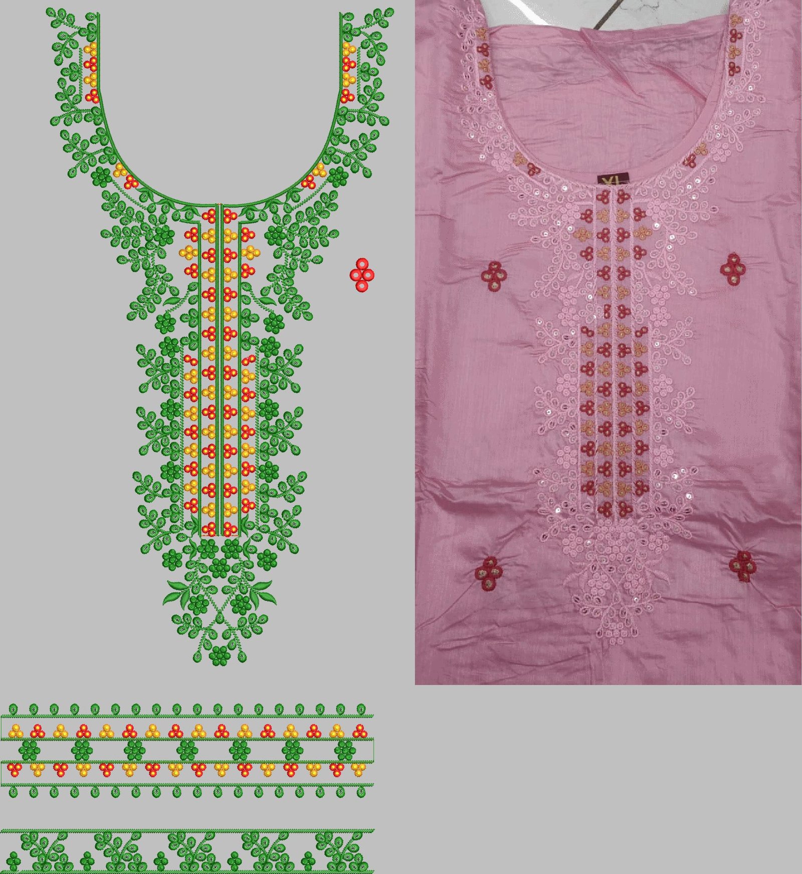 FANCY KURTY & DAMAN