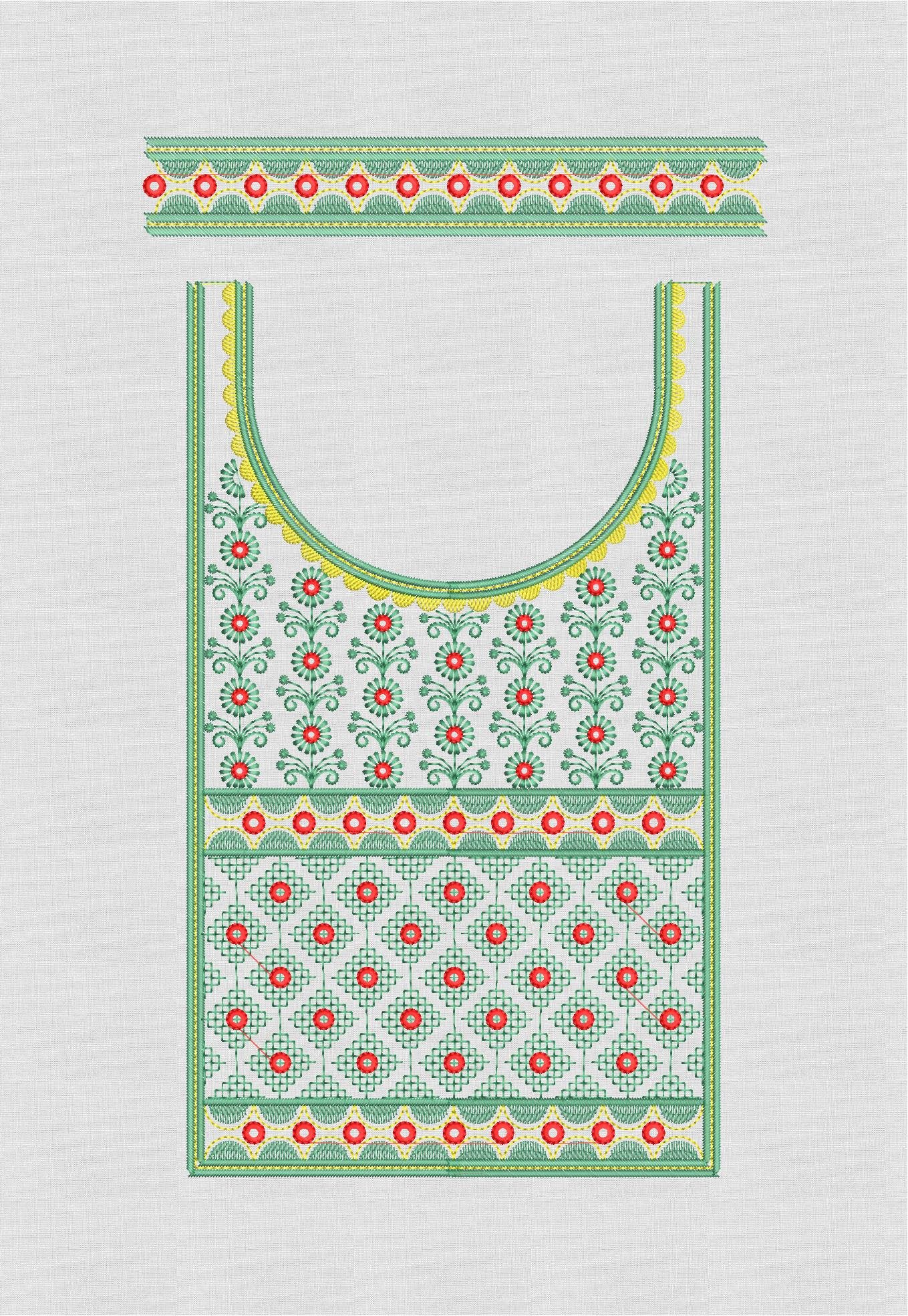 FANCY KURTI NECK