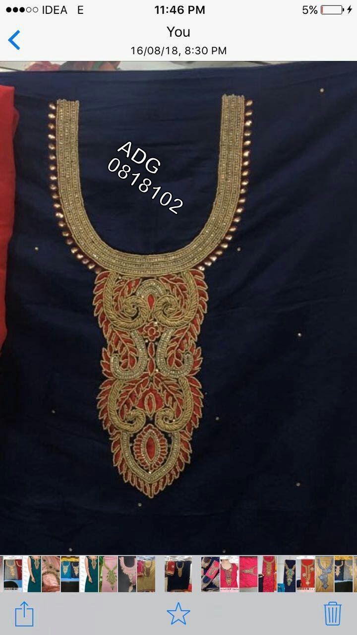Neck Top Duppata Design