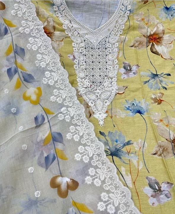 Fancy top & dupatta