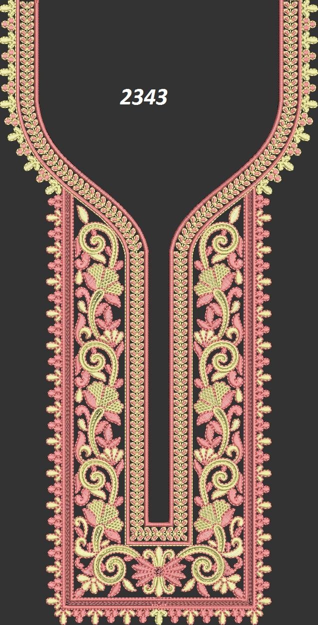 fancy kurti neck