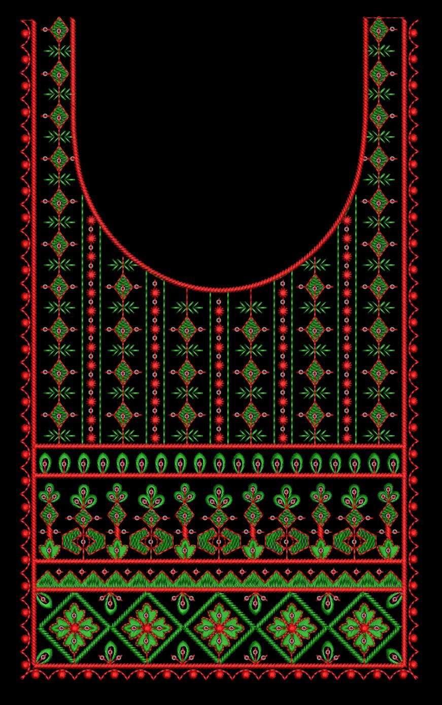 fancy kurti neck