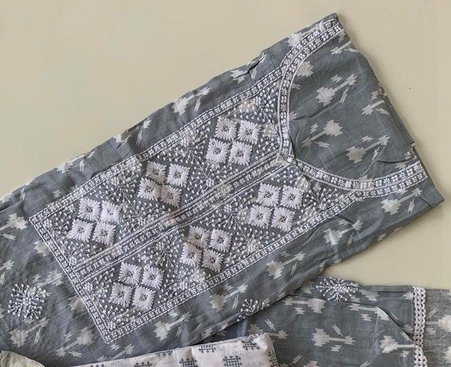fancy kurti neck