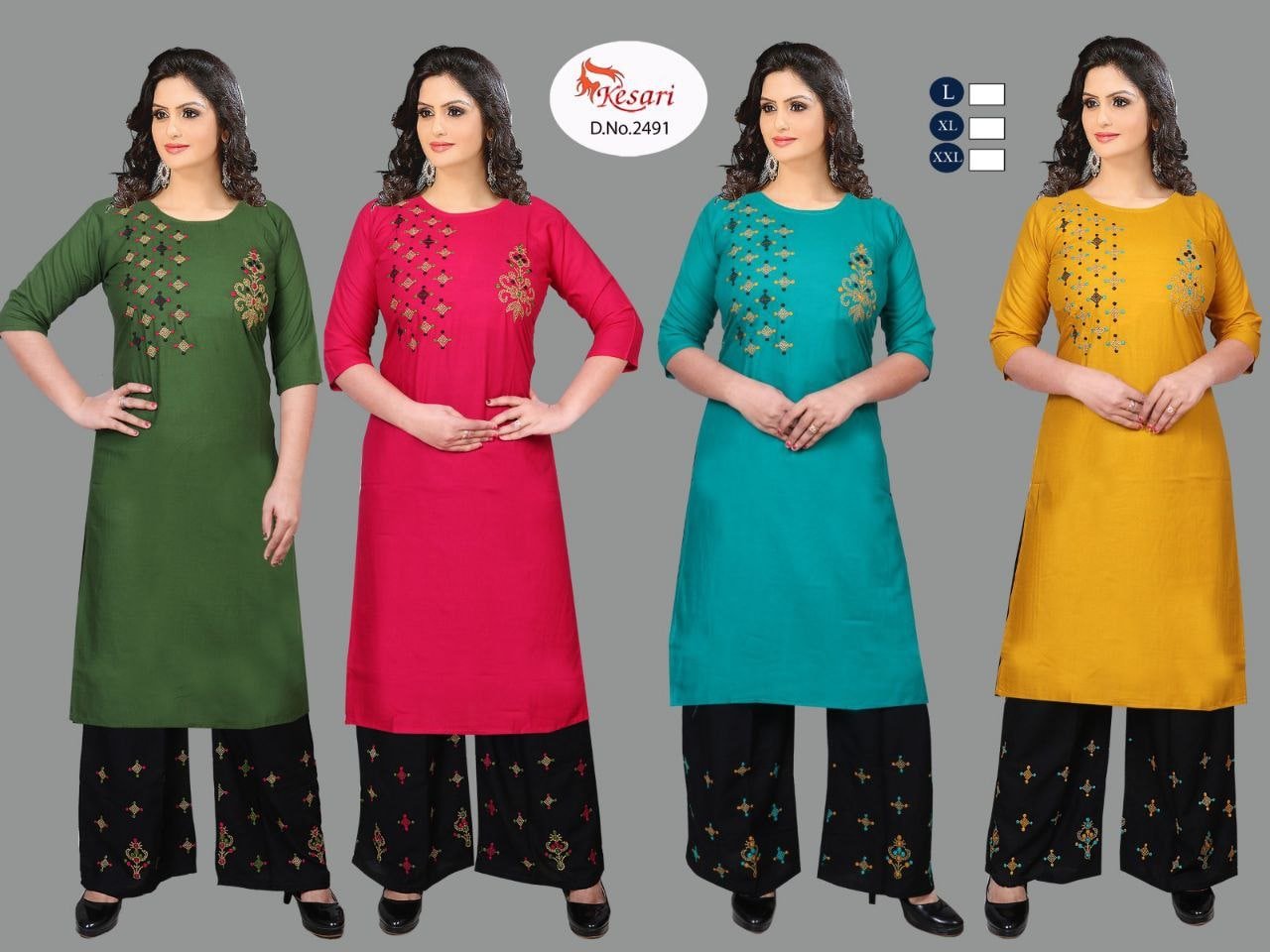 fancy kurti & plazo