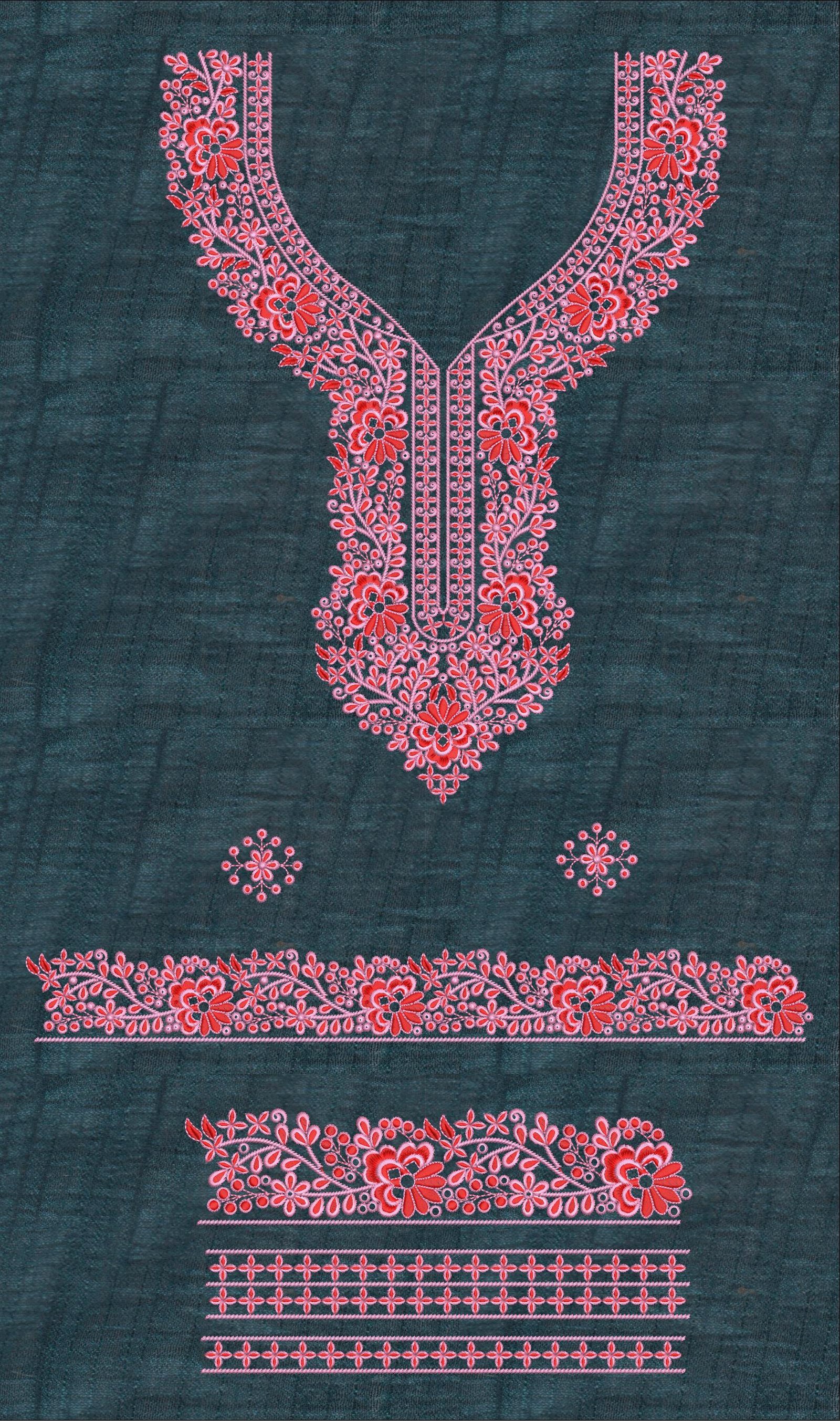 fancy  kurti neck