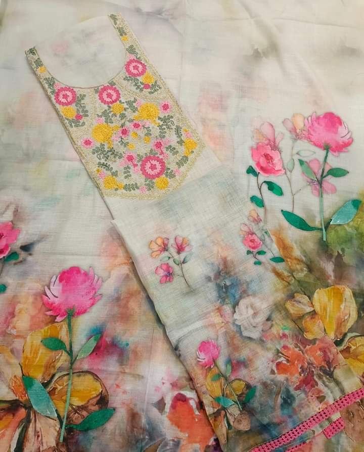 fancy kurti neck