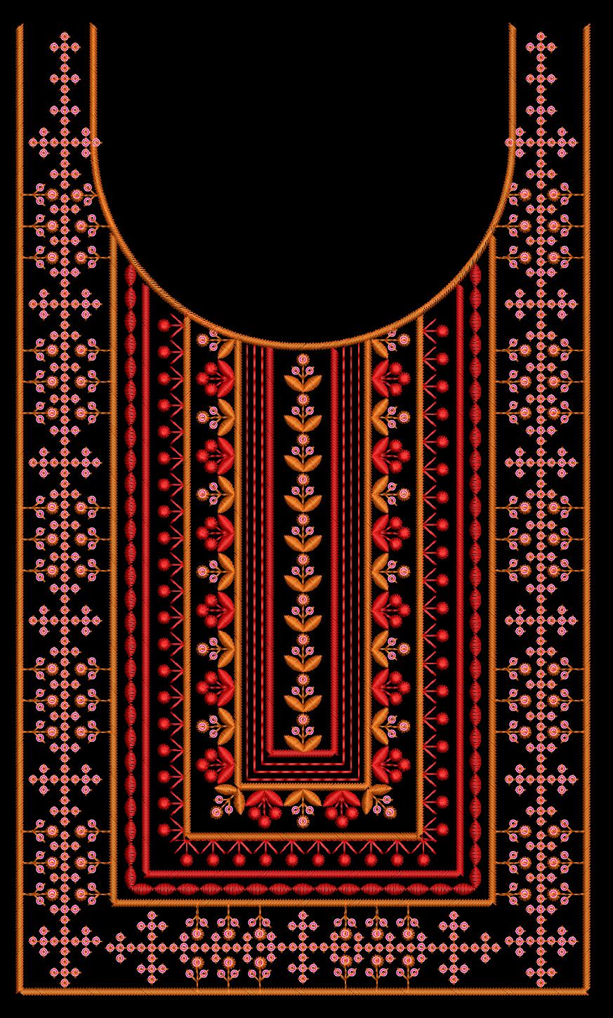 fancy kurti neck