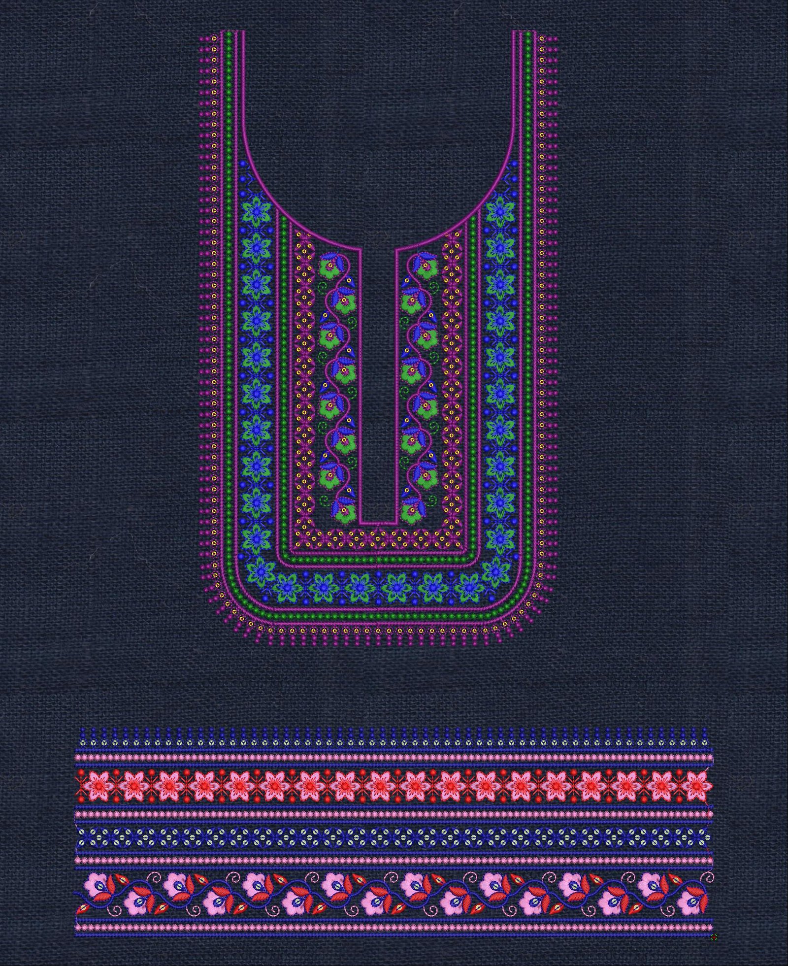 fancy kurti & daman