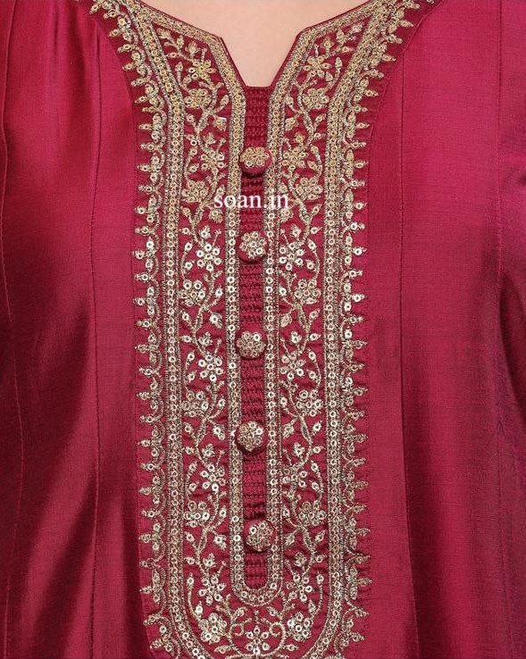fancy kurti neck