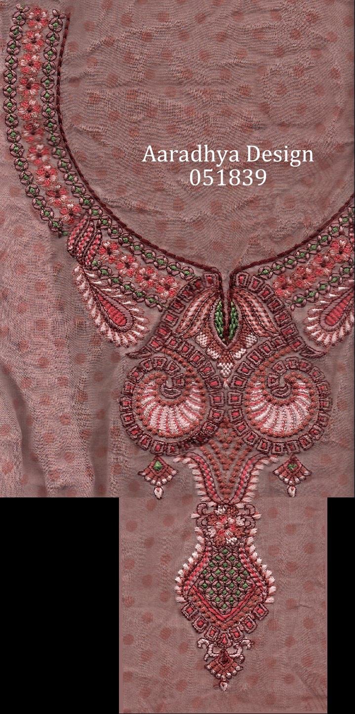 neck top duppata design