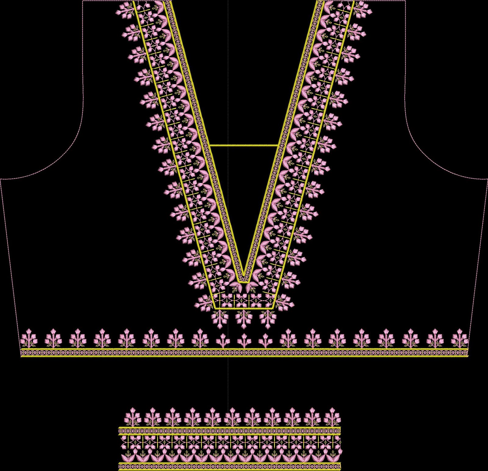 fancy kurti & daman