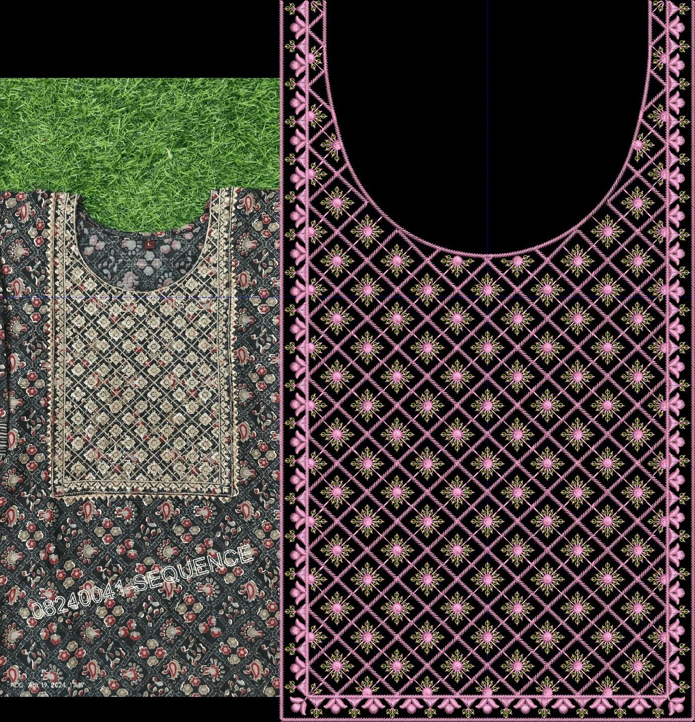 fancy kurti neck