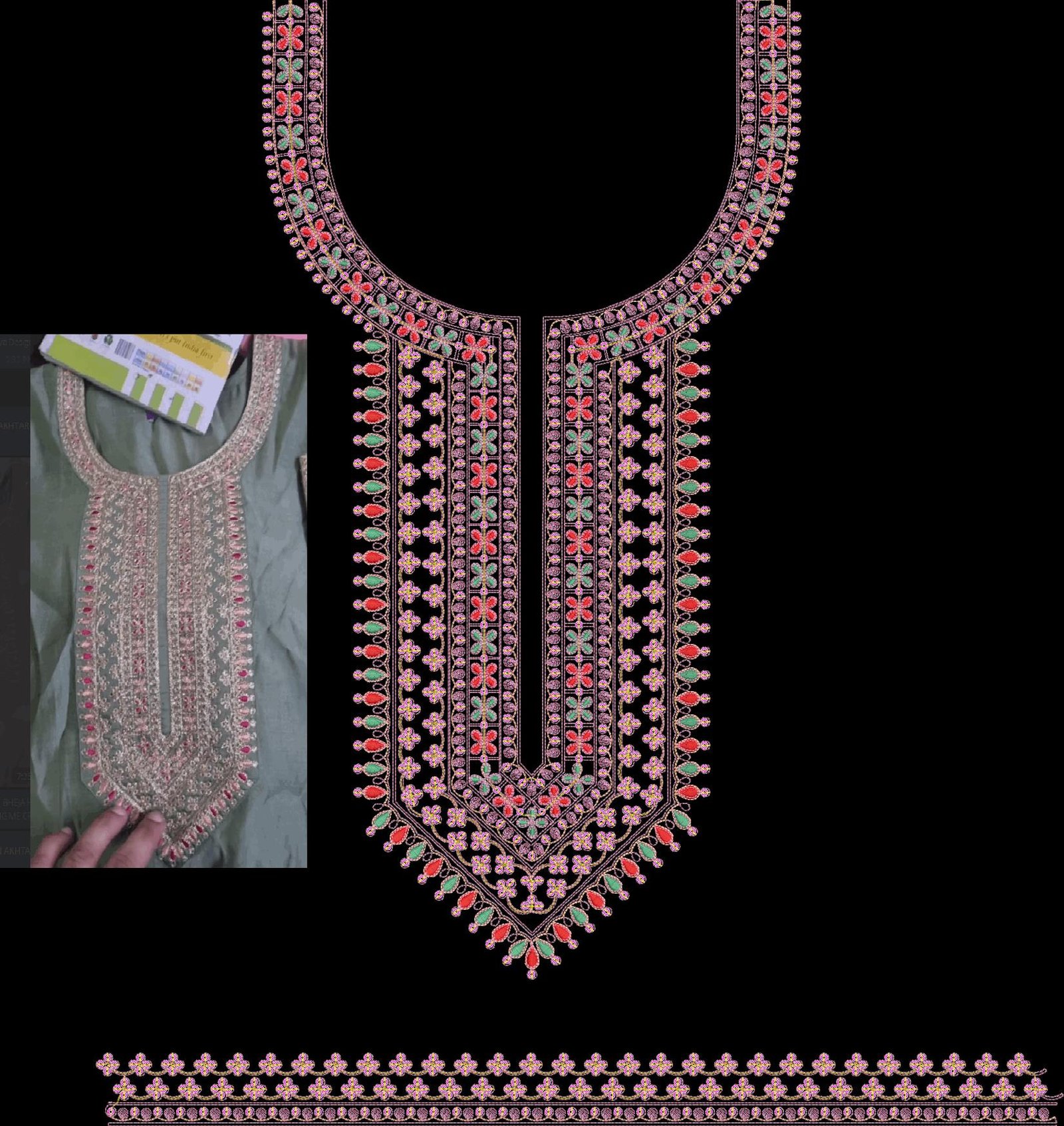 fancy kurti neck
