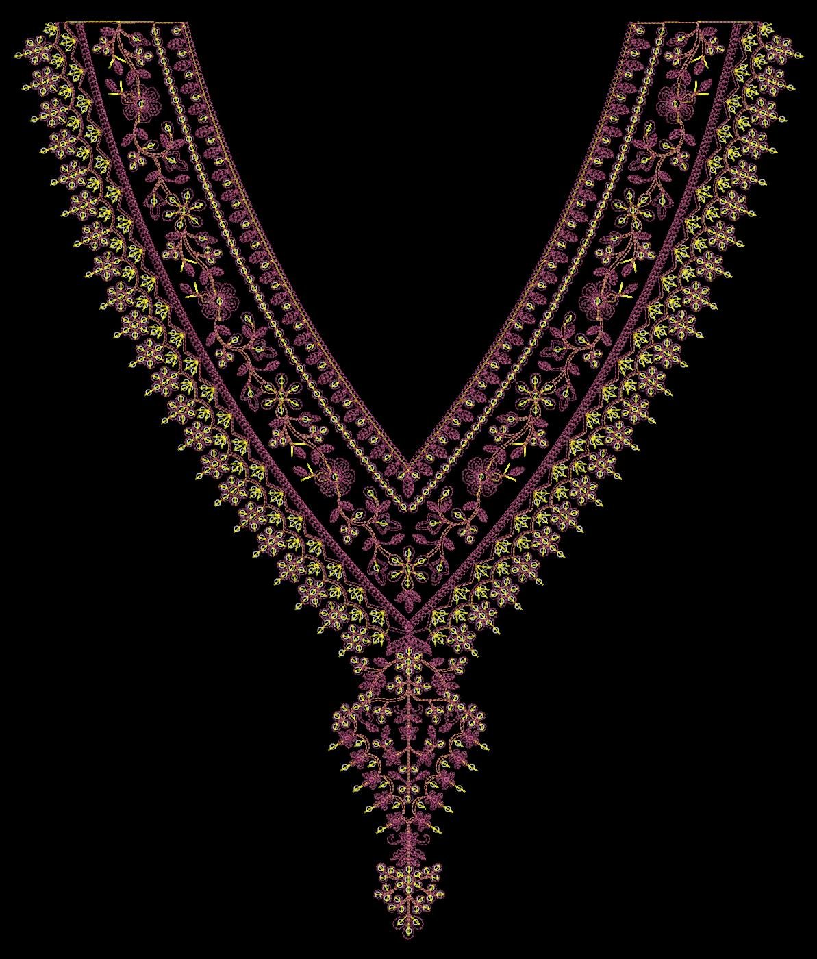 fancy kurti neck