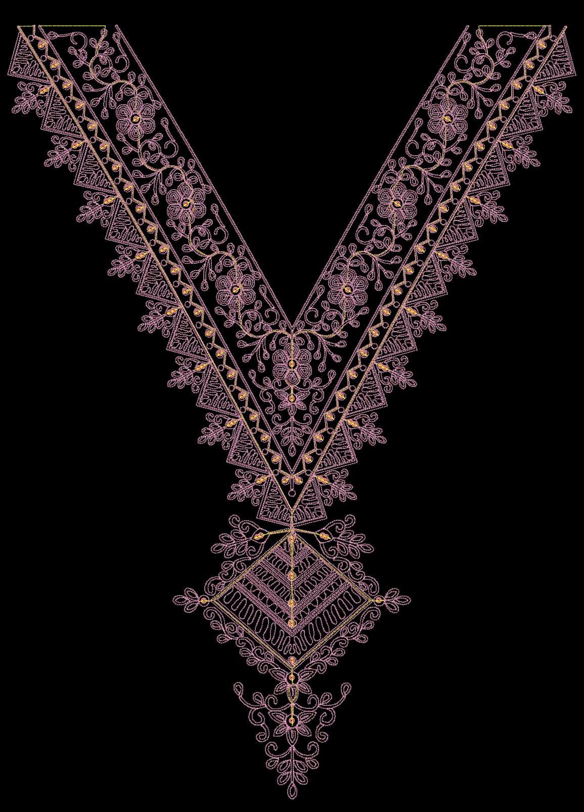 fancy kurti neck