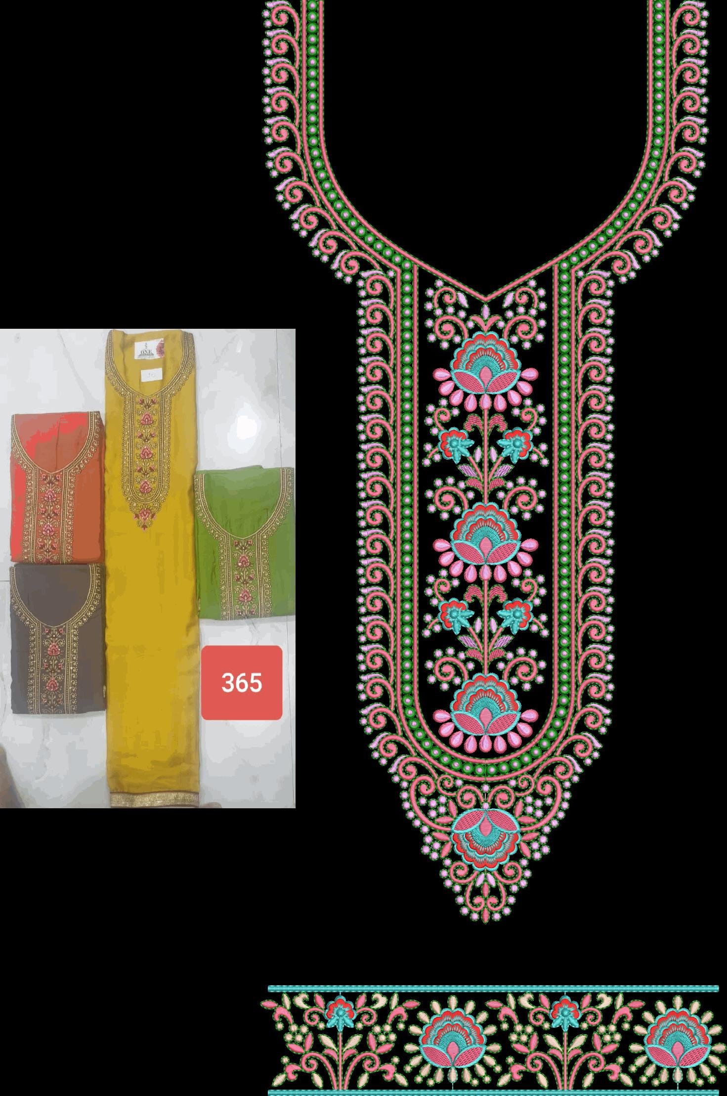 fancy kurti neck
